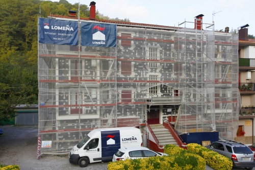 Aislamiento de fachada en Hernani