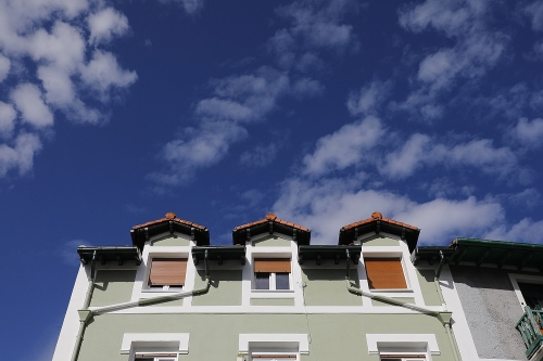 Rehabilitación de fachada en la calle Aduana de Irun