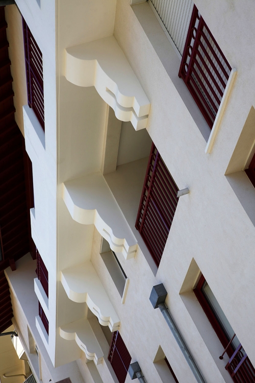 Isolation de façade de nouvelle construction à Hendaye