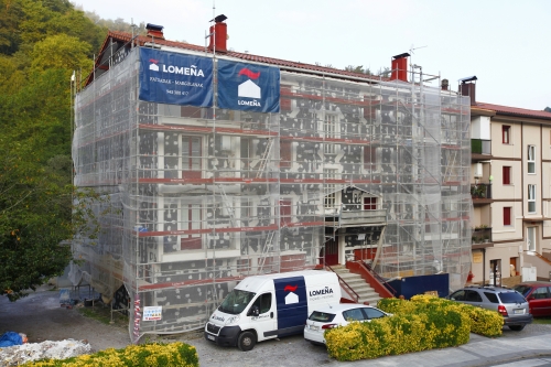 Aislamiento de fachada en Hernani