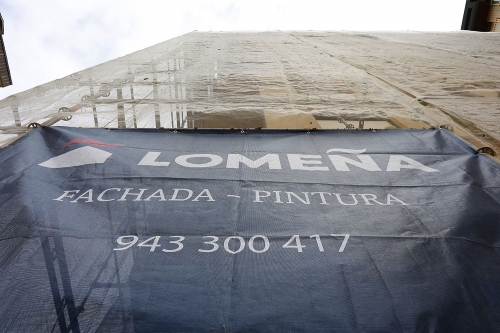 Reparaciones en cubierta y fachada de un bloque de viviendas en Irun