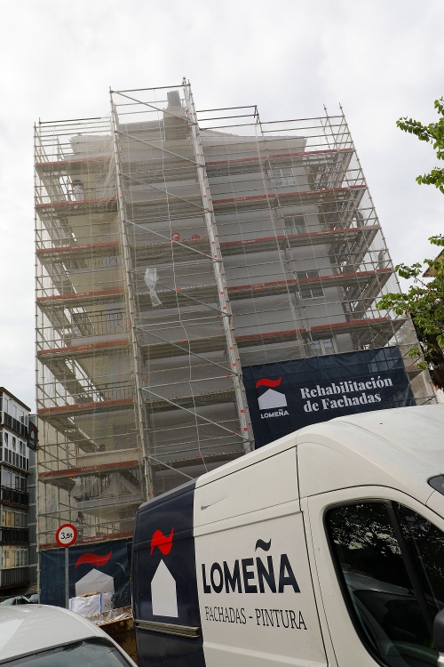 Aislamiento y rehabilitación de fachada en Irun