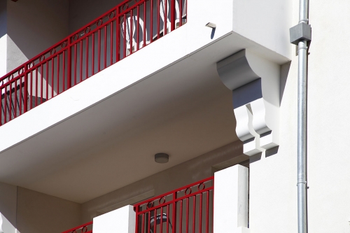 Isolation de façade de nouvelle construction à Hendaye