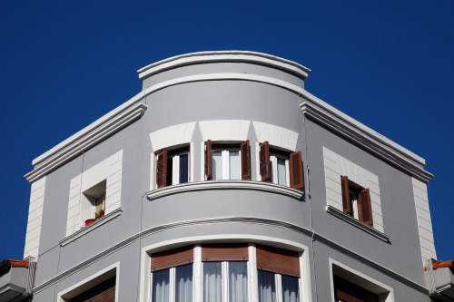 Rehabilitación de fachada en Calle Elkano - Hernani, Gipuzkoa