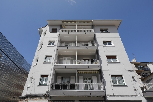 Rehabilitación de fachada en la calle Juncal de Irun 