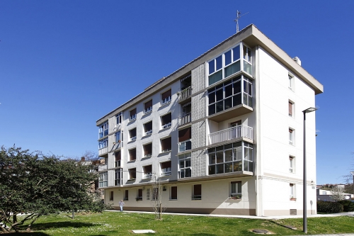 Rehabilitación de fachada completa de edificio en Irun